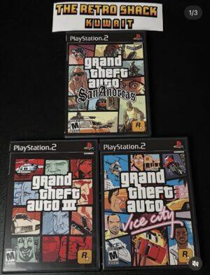 Grand theft Auto Trilogy (set of 3)